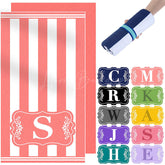 Lofaris Custom Stripes Color Name Beach Towel